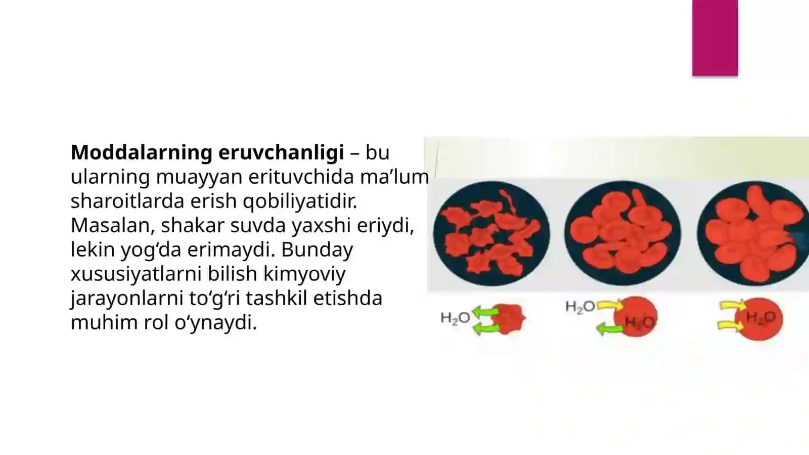 Eritmalar. Moddalarning eruvchanligi 4
