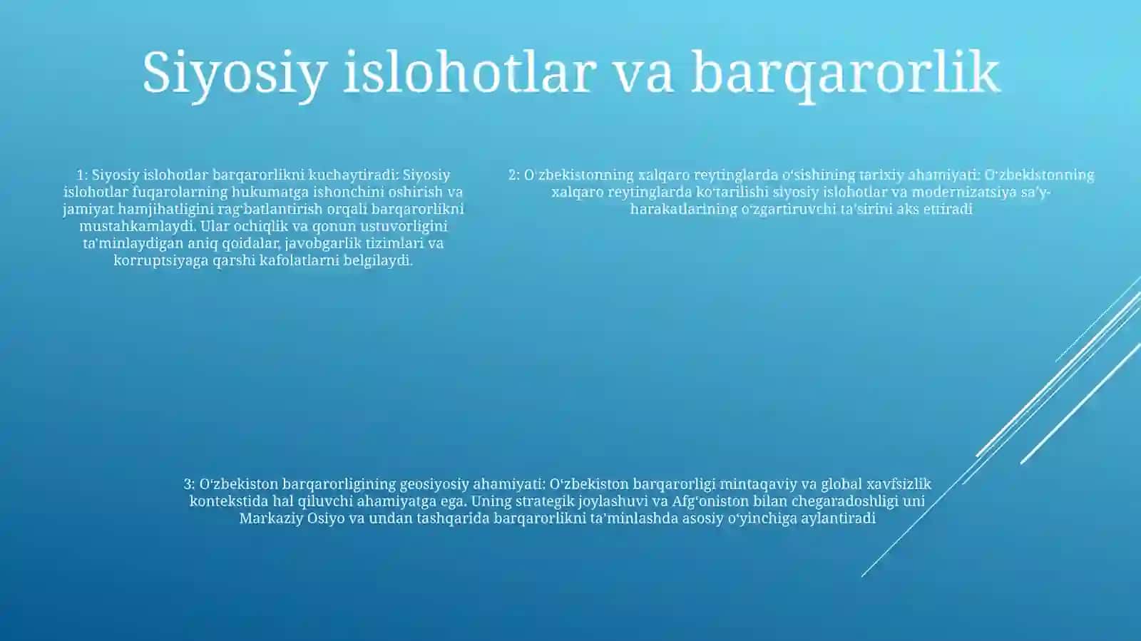 O'Zbekistonning Xalqaro Reytinglardagi Ko'Tarishning Tarixiy Va Siyosiy Ahamiyati 4