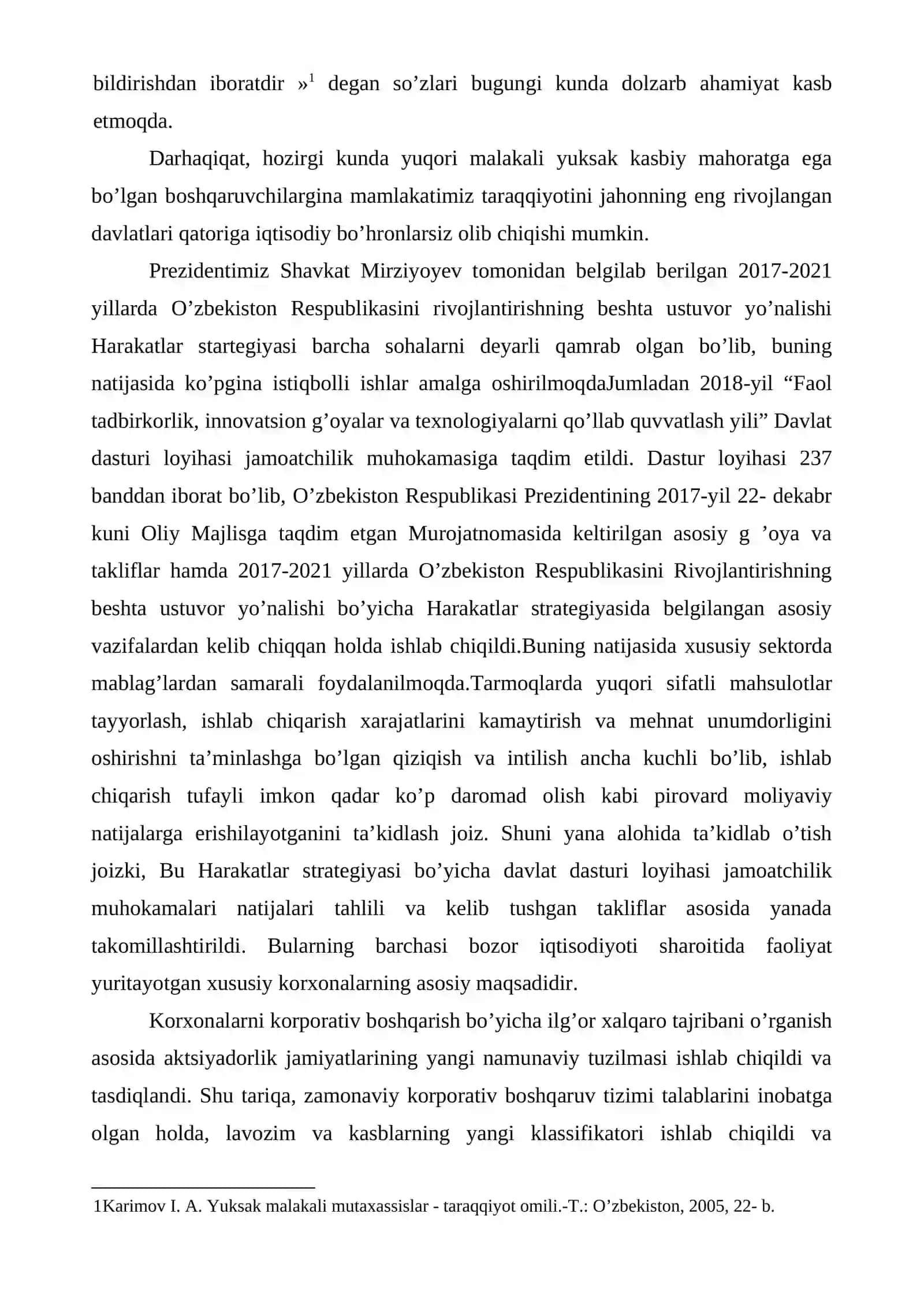 Kadrlar menejmenti yonalishi 2-kurs 203-guruh talabasi Suyunov Ulug’bekning 4