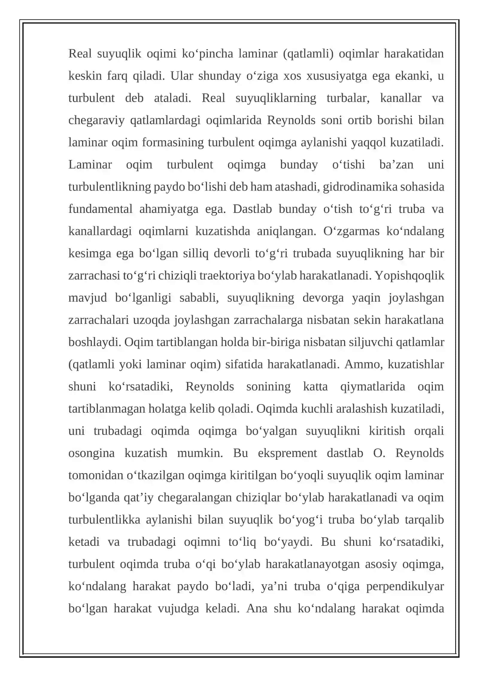Laminar va turbulent oqimlarning tibbiyotdagi ahamiyati 4