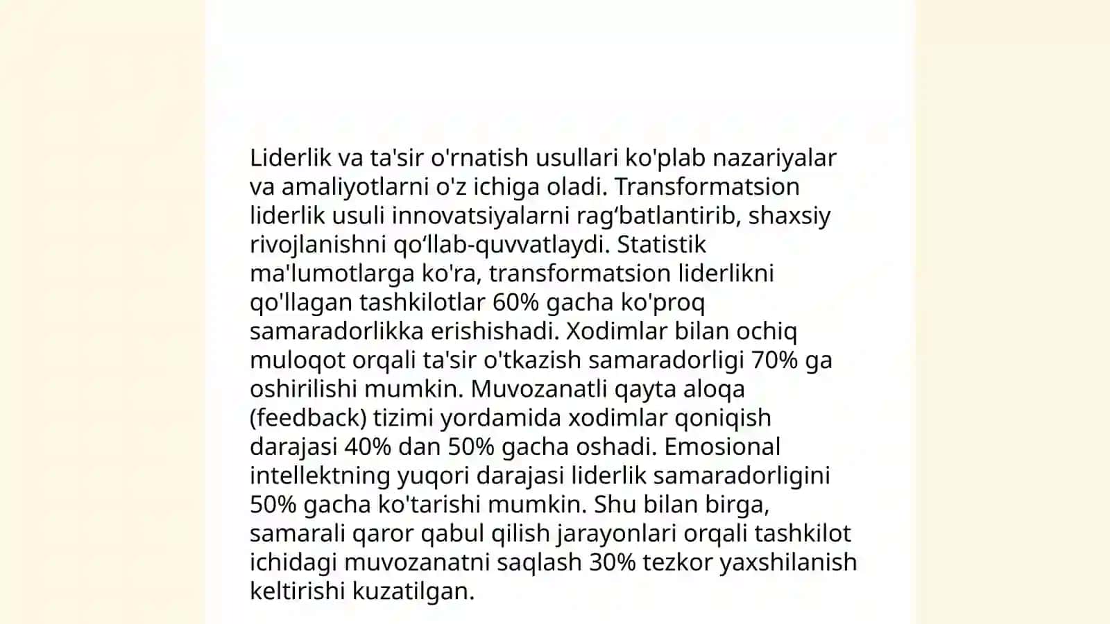 Norasmiy guruhlarning tashkilot ichidagi roli 4