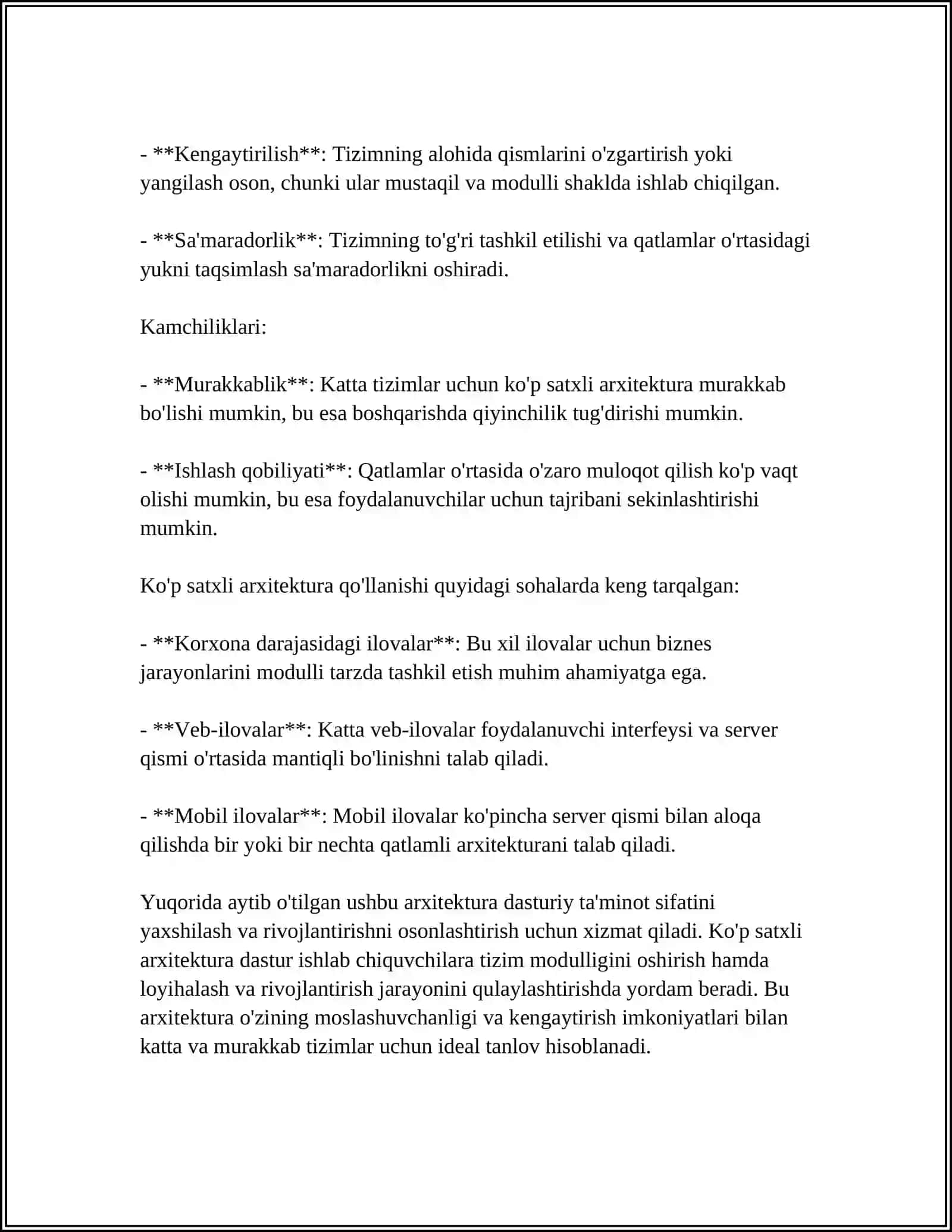 KOMPYUTERLARNI KOʻP SATXLI TASHKIL ETILISHI 4