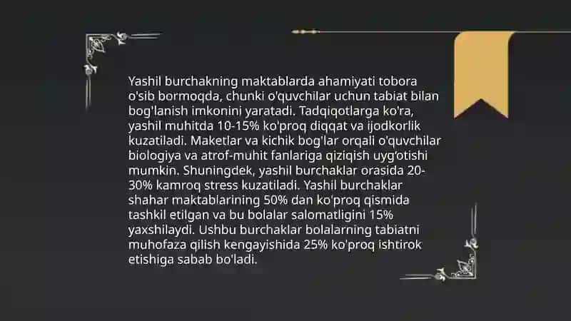 Yashil makon va ekologik ta'lim 4