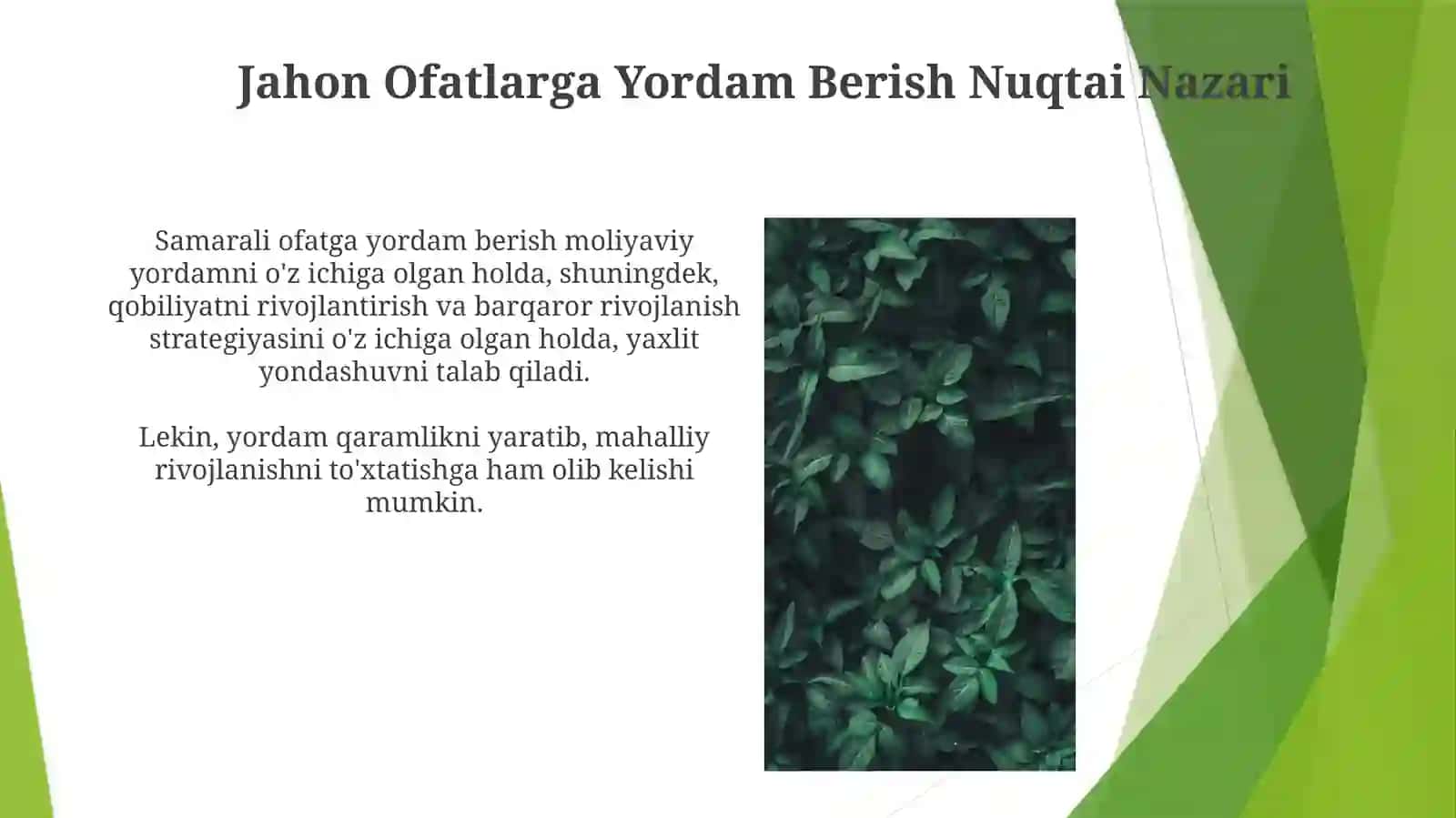 Moliyaviy Yordam Uchun Dalil 4