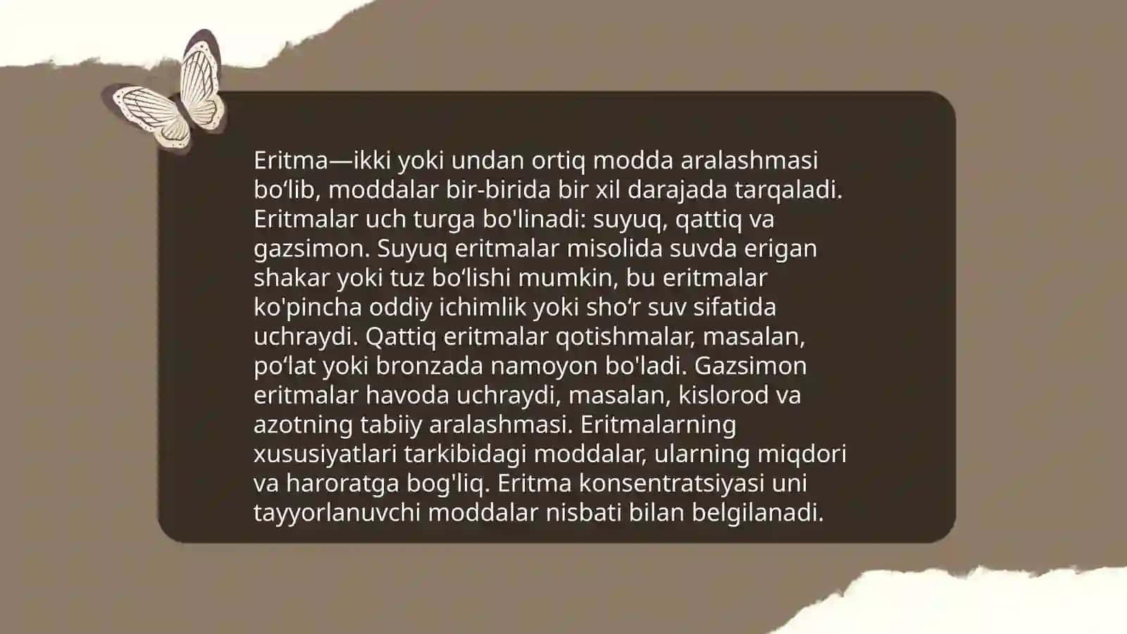 Eritmalar kimyosi 4