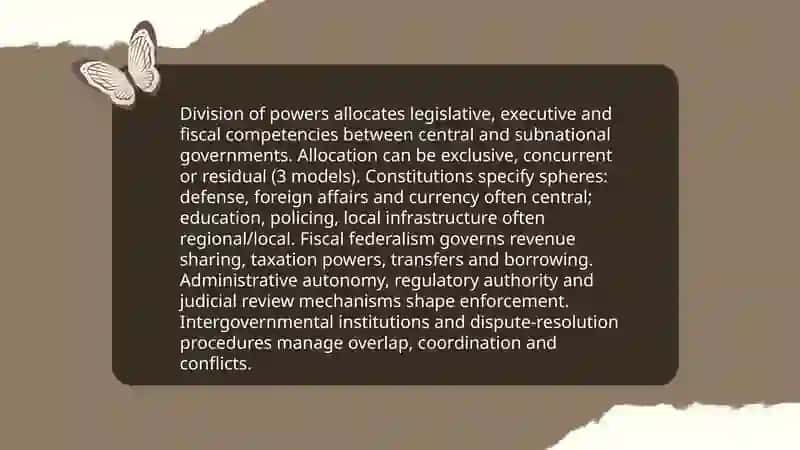 FEDERAL VS. UNITARY STATE STRUCTURES: A GLOBAL PERSPECTIVE 4