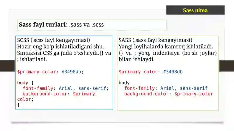 SamaralivamodulliCSSyozish_ SASS (SCSS)asoslari(SOAP Web Services ) 4