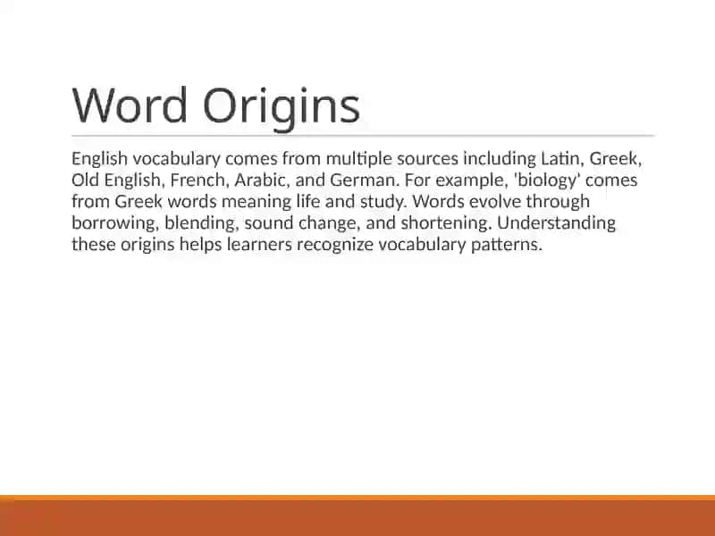 Etymology 4