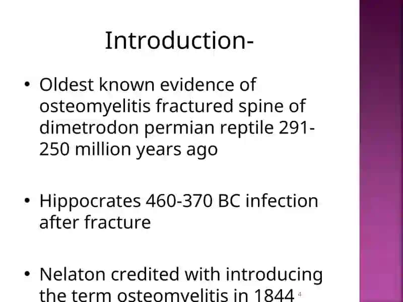 ACUTE AND CHRONIC OSTEOMYELITIS 4