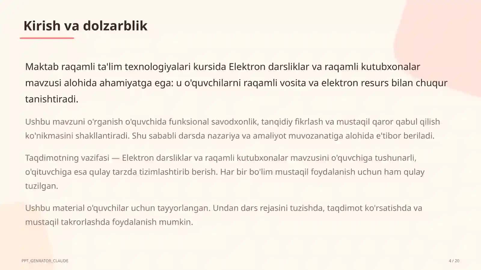 Elektron darsliklar va raqamli kutubxonalar 4