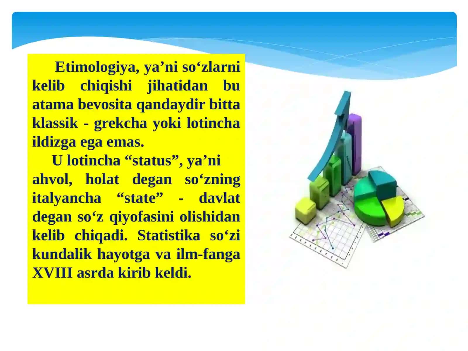 Statistikagakirish, fanining predmeti va kuzatish uslubiyoti 4