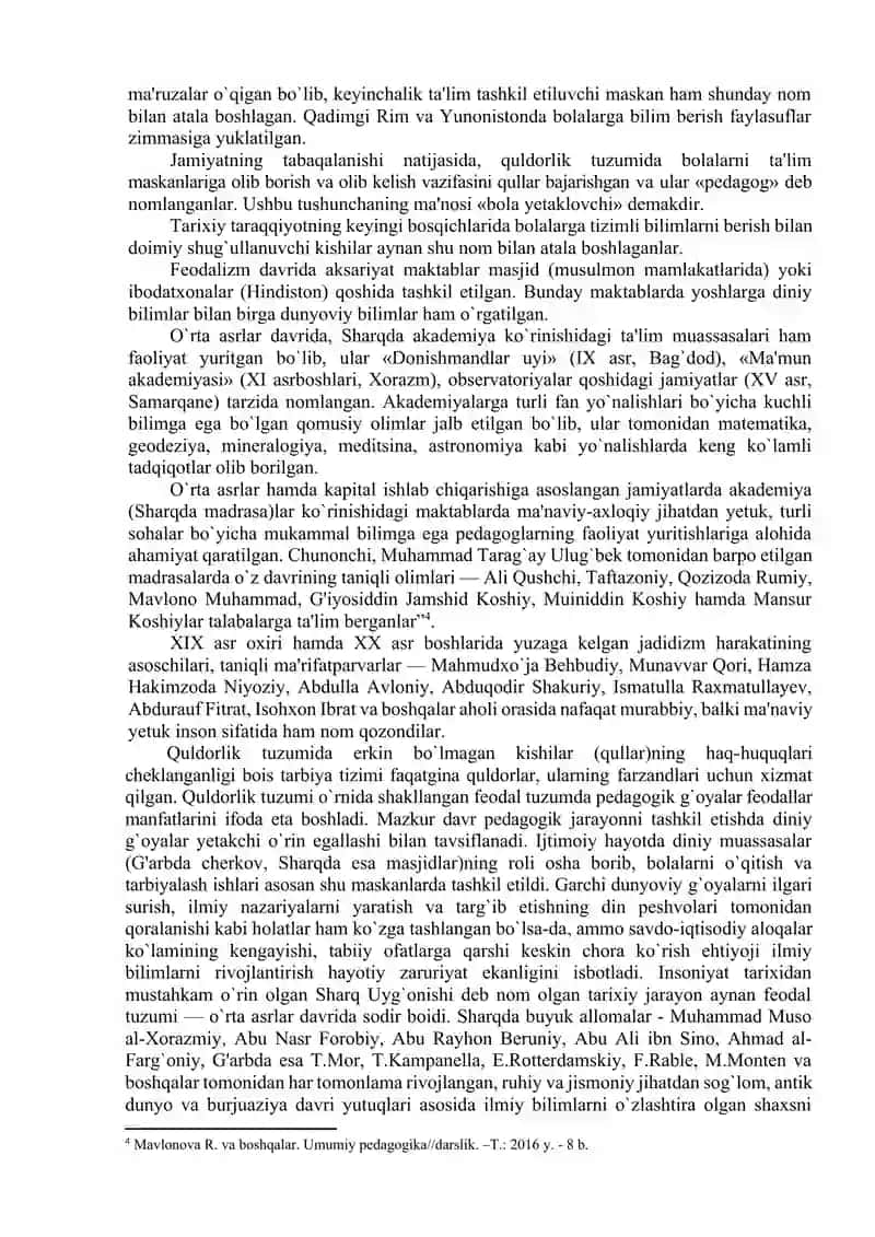 Pedagogika Fanining Predmeti, Tadqiqot Metodlari 4