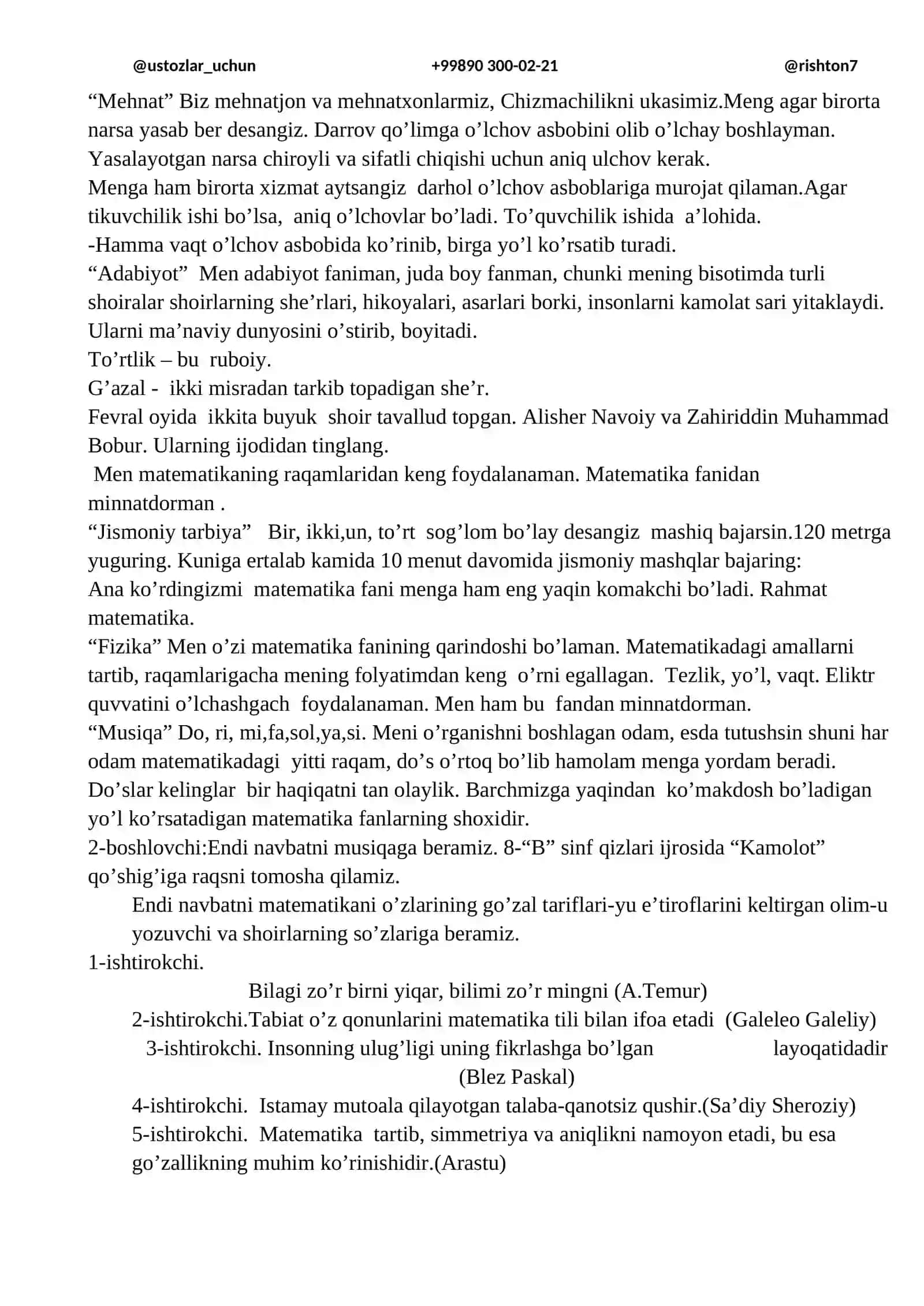 Matematika va go’zallik 4