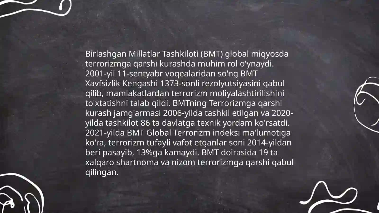 Xalqaro tashkilotlarning terrorizmga qarshi kurashining ahamiyati 4