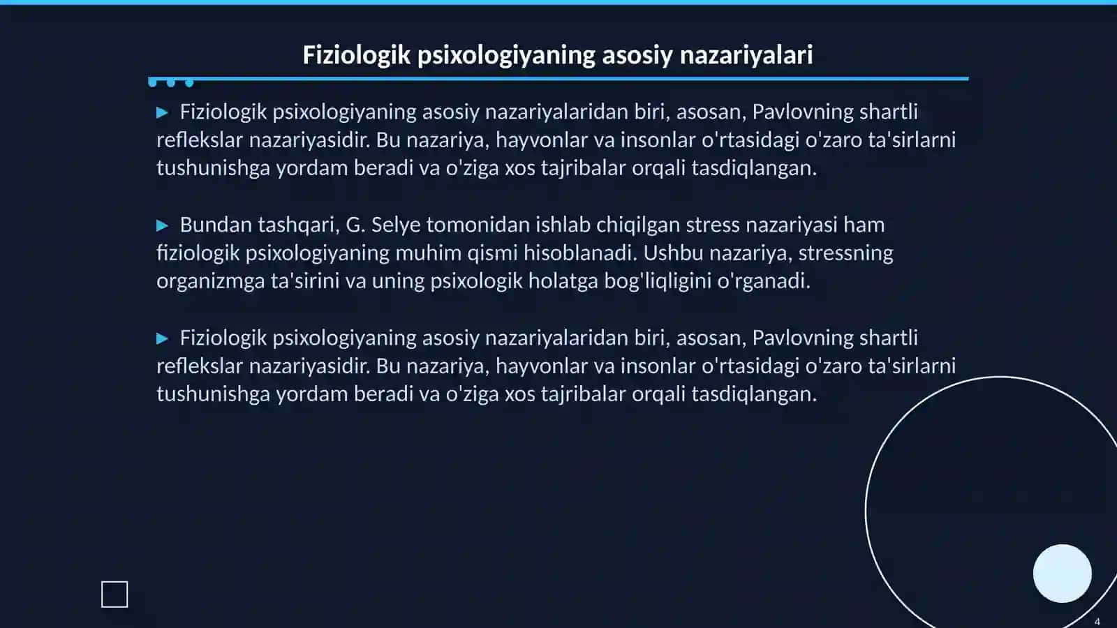 Fiziologik psixologiyaning paydo boʻlish shart -sharoitlari 4