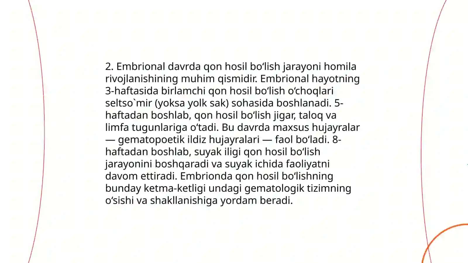 Gematopoez jarayoni 4