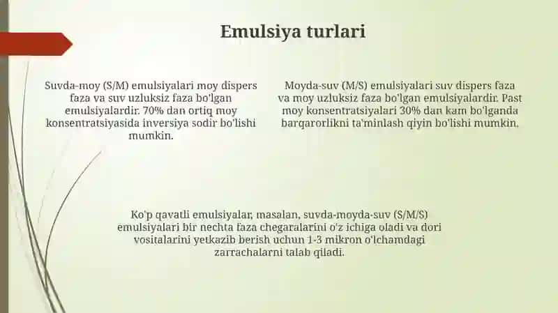 Birlamchi emulsiya 4