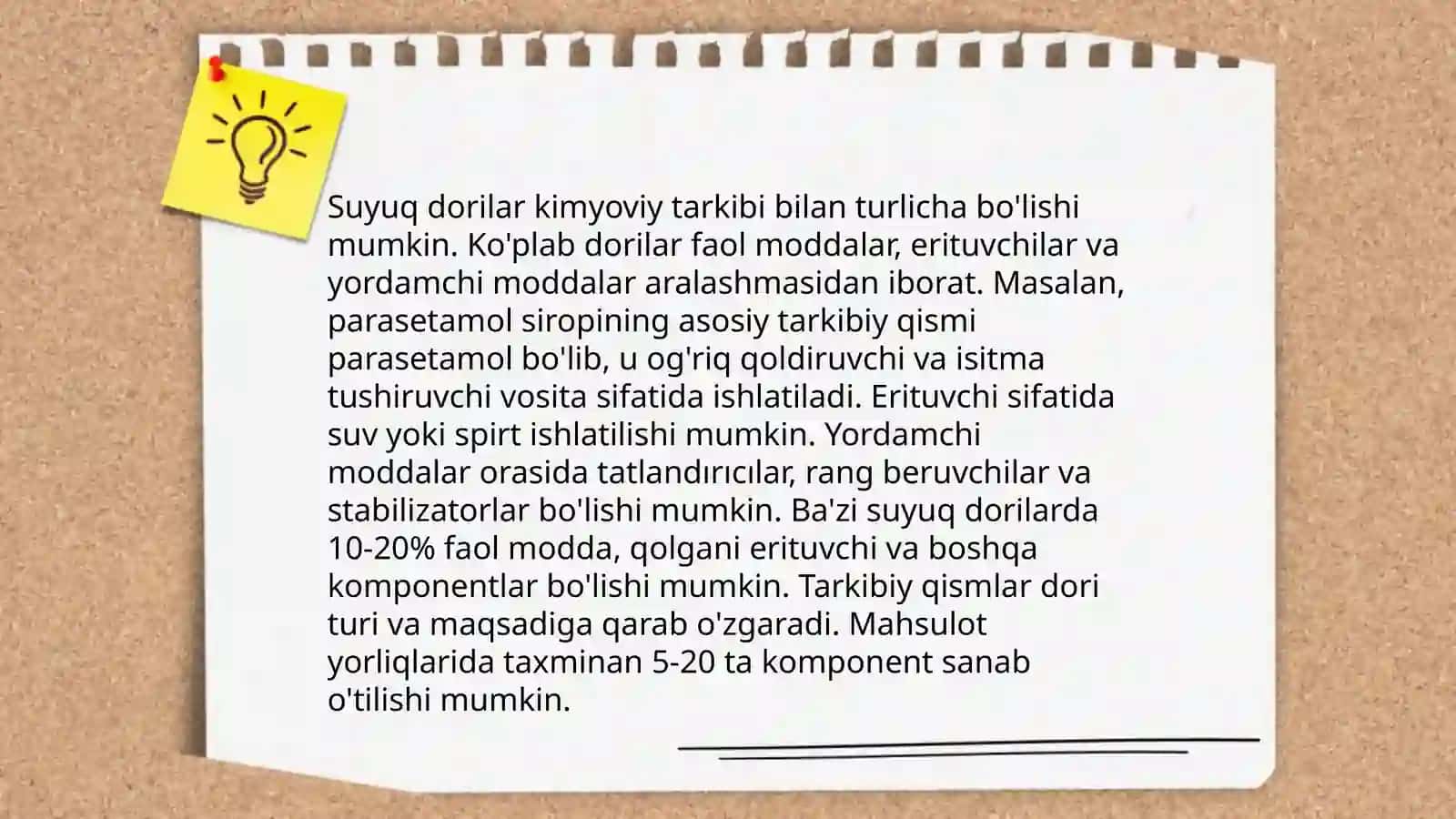 Suyuq dorilarning biosamaradorligi va unga taʼsir etuvchi omillar 4