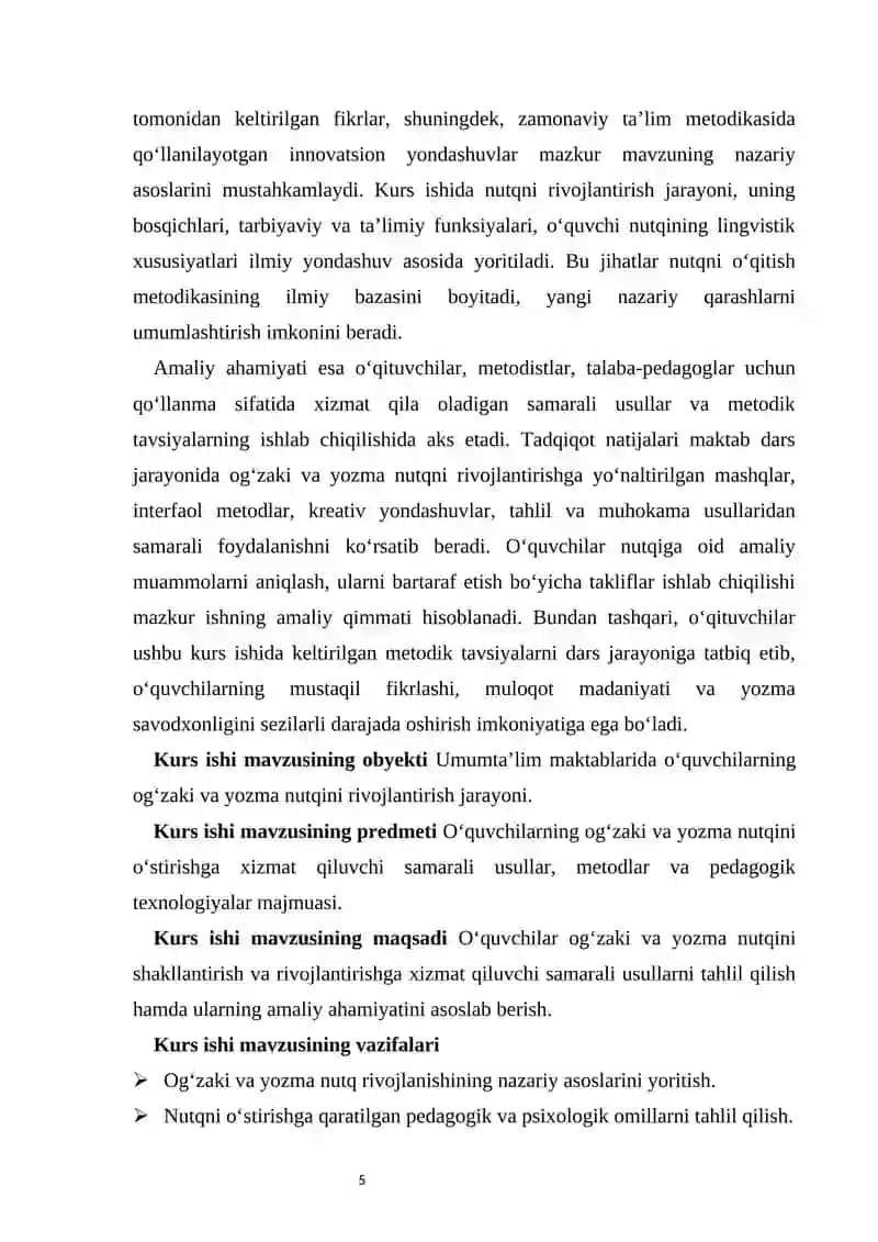 O‘quvchilarning og‘zaki va yozma nutqini o‘stirishning samarali usullari 4