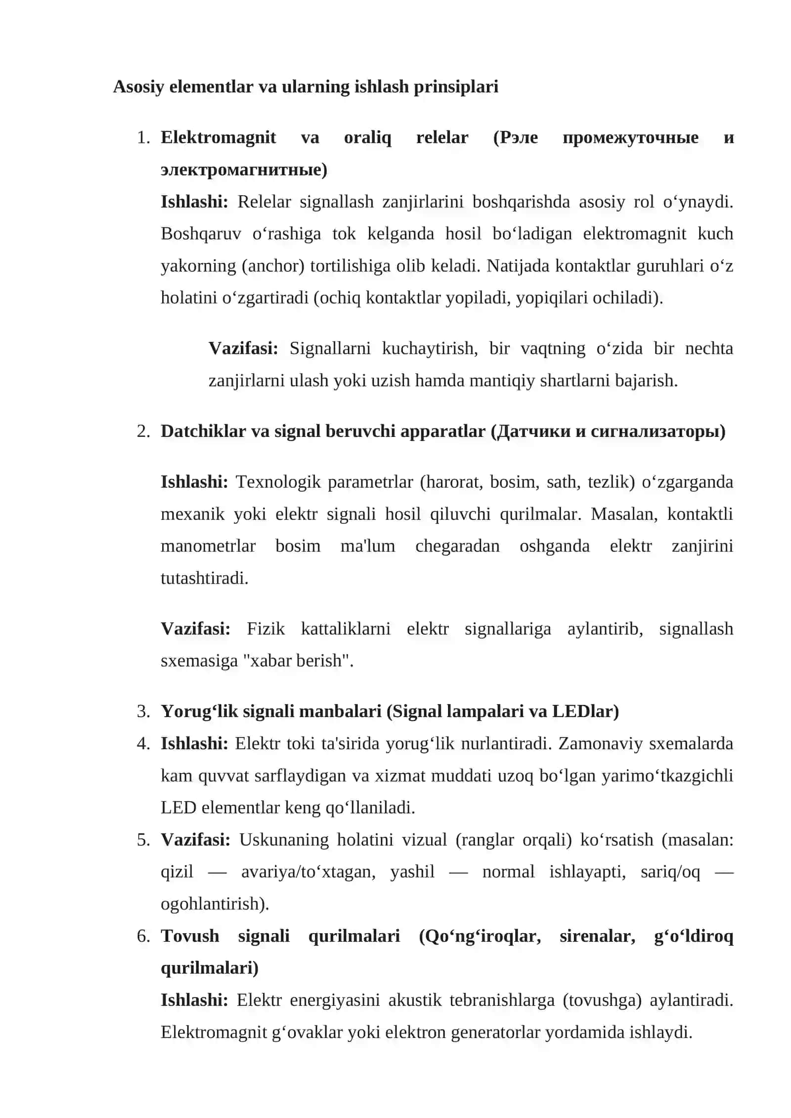 mustaqil ish Prinsipial signallash sxemalarini loyihalash va ularning ishlash prinsiplarini o‘rganis 4