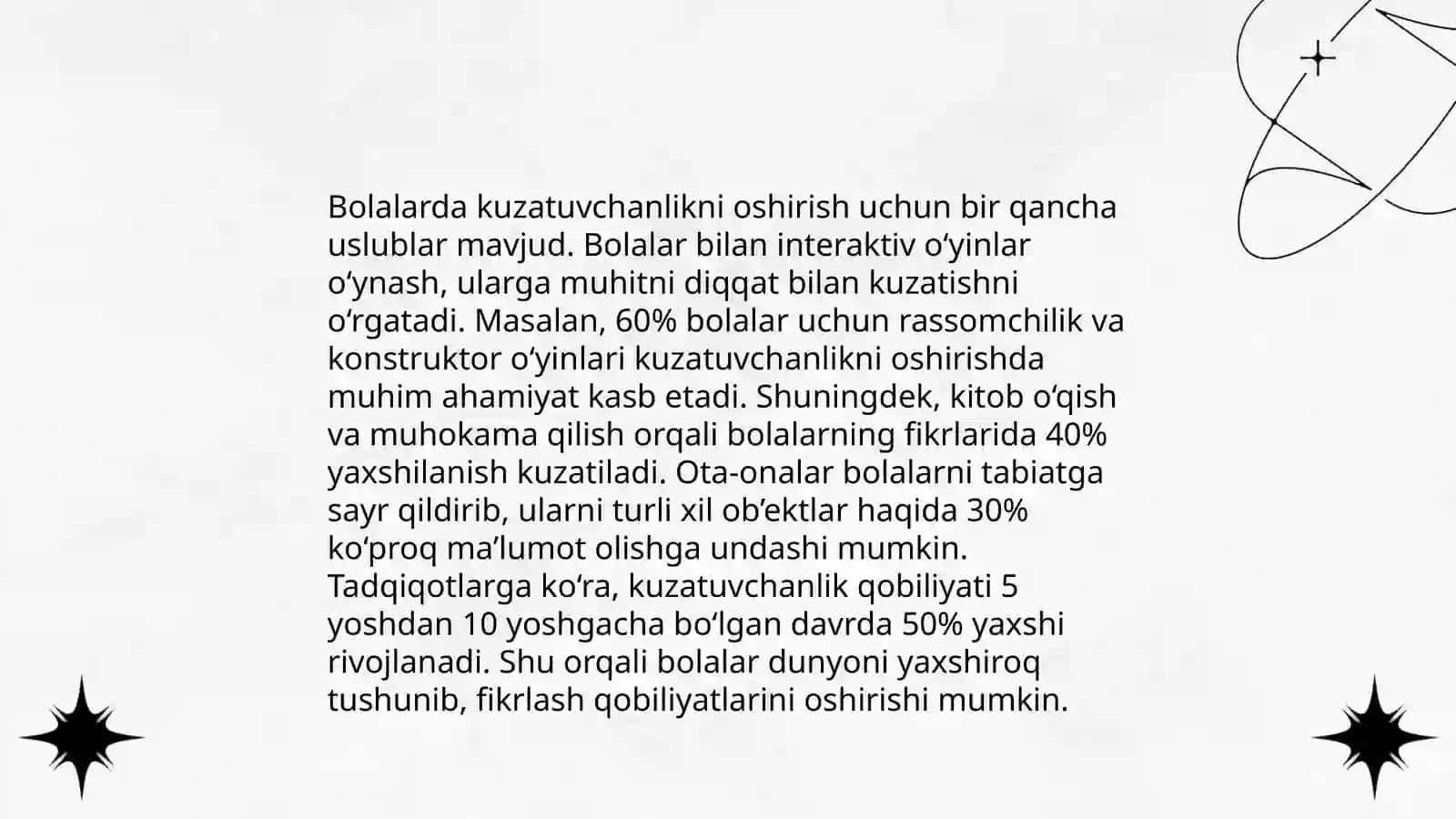 Tevarak atrof bilan tanishtirishning óziga xosligi 4