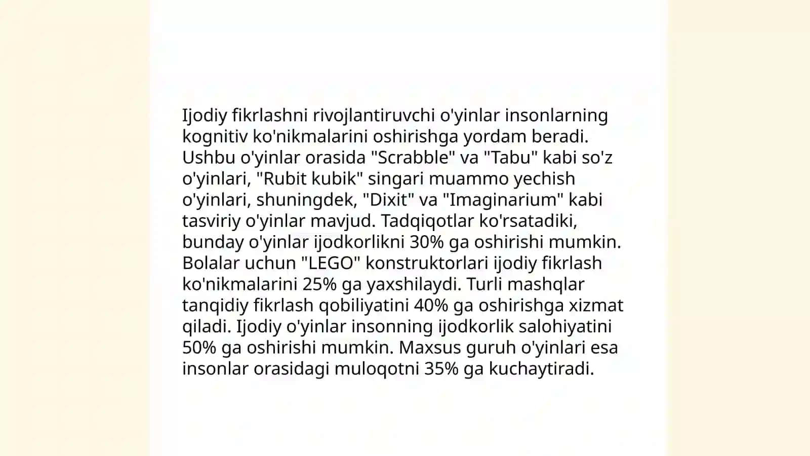 Katta maktab yoshdagi bolalarga mos o'yinlarni tashkil qilib o'tkazish 4