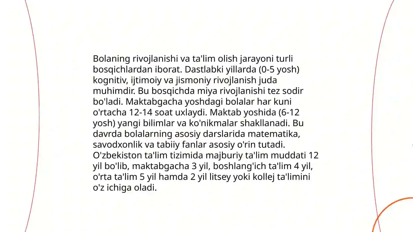 Maktabgacha taʼlim-uzluksiz taʼlimning boshlangʻich boʻgʻini 4