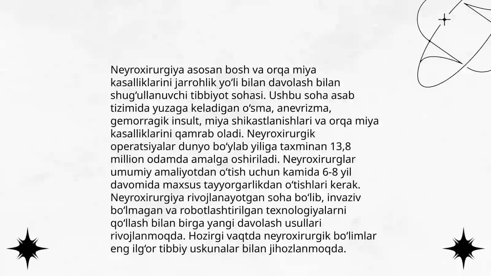 Neyroxirurgik kasalliklari haqida tushuncha 4