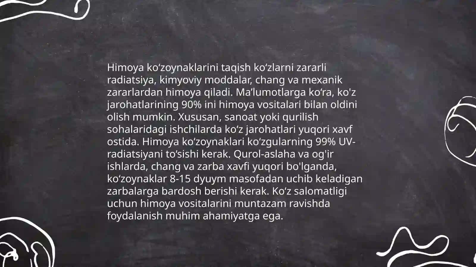 Organik kimyoda laboratoriya ishlashda texnika xavfsizlik qoidasi 4