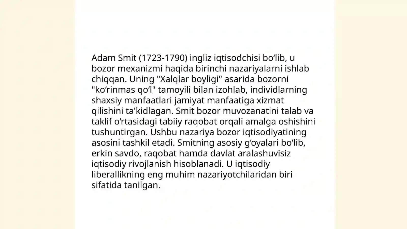 Klassik maktab vakkilarining iqtisodiy qarashlari 4
