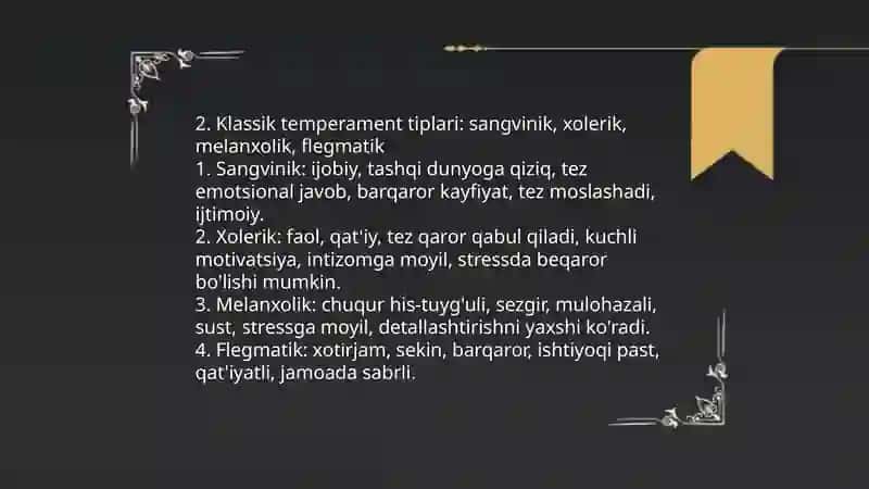 Temperament va xarakter 4