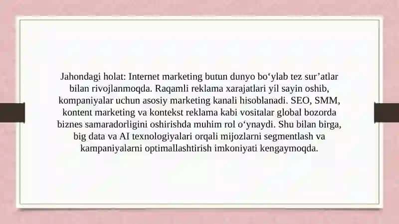 Internet marketing texnologiyalari 4