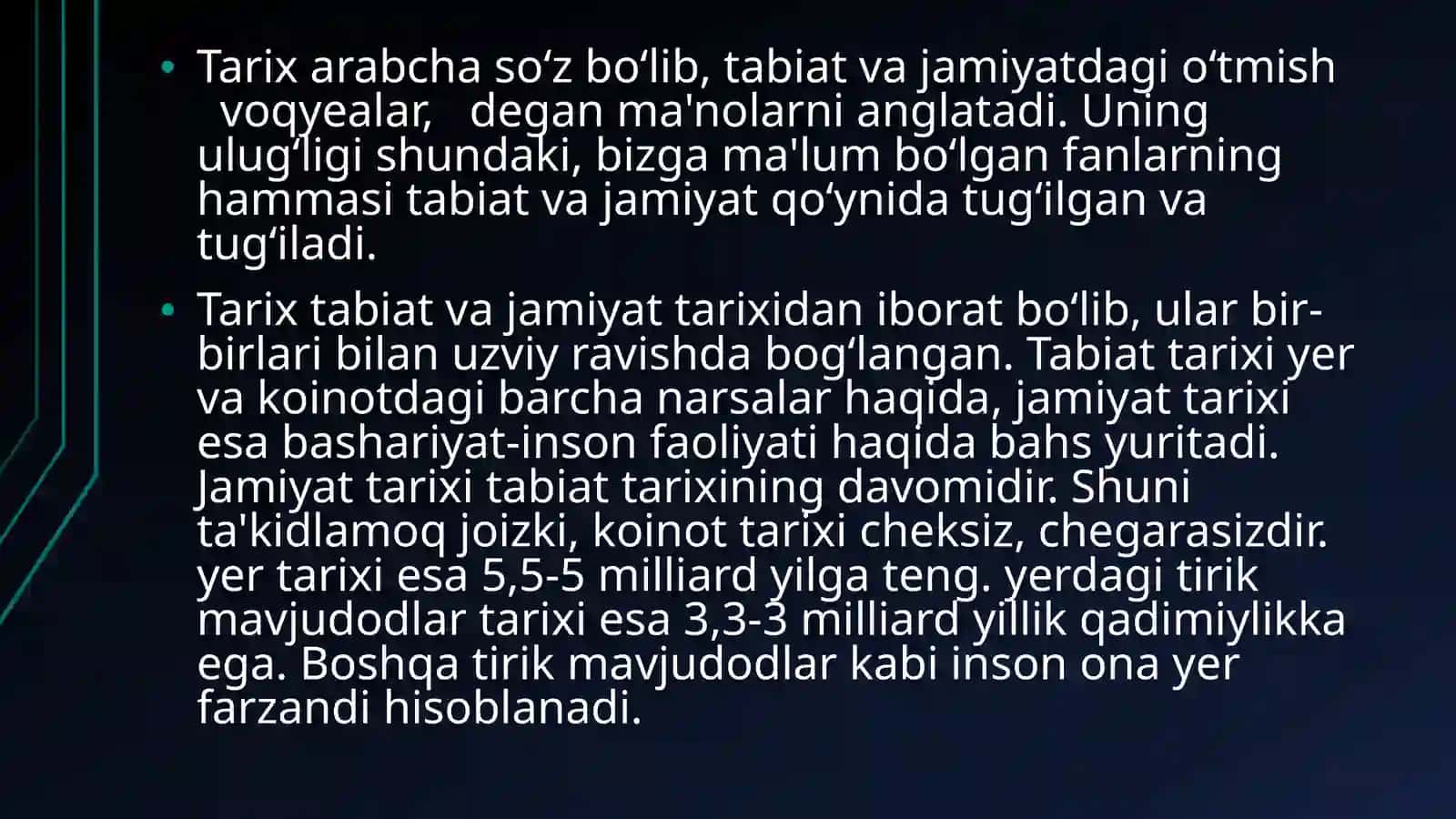 Inson evolutsiyasi va old tarixi kursining mazmuni vazifalari va ahamiyati 4