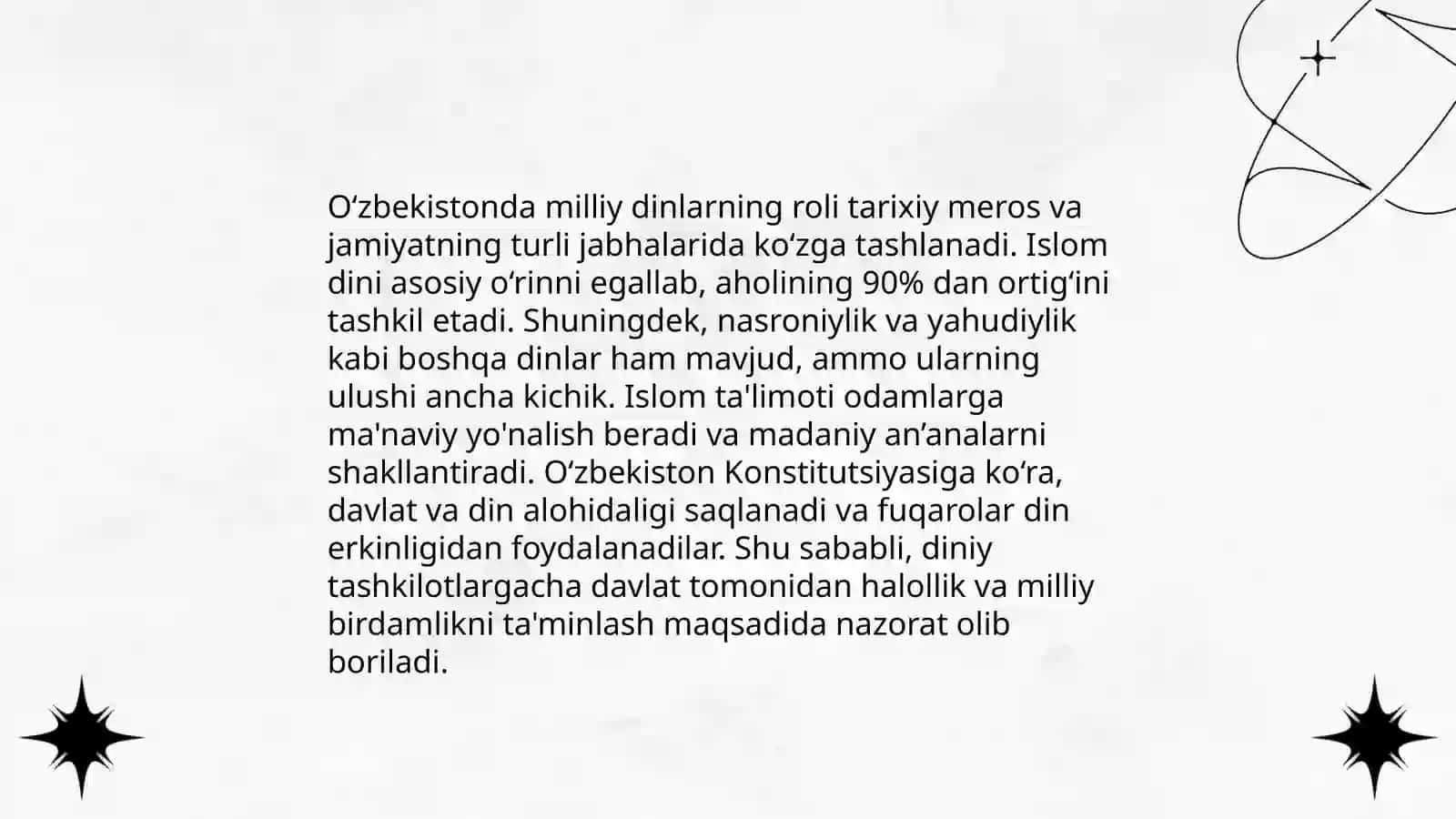 Milliy dinlar 4