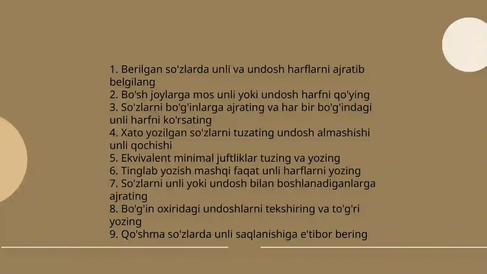 Imlo savodxonligini oshirishga oid topshiriqlar 4