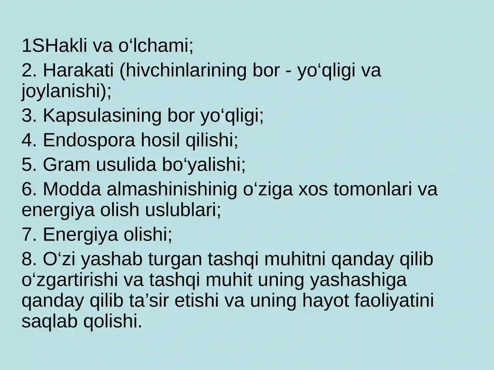 Mikroorganizmlarning zamonaviy klassifikatsiyasi 4
