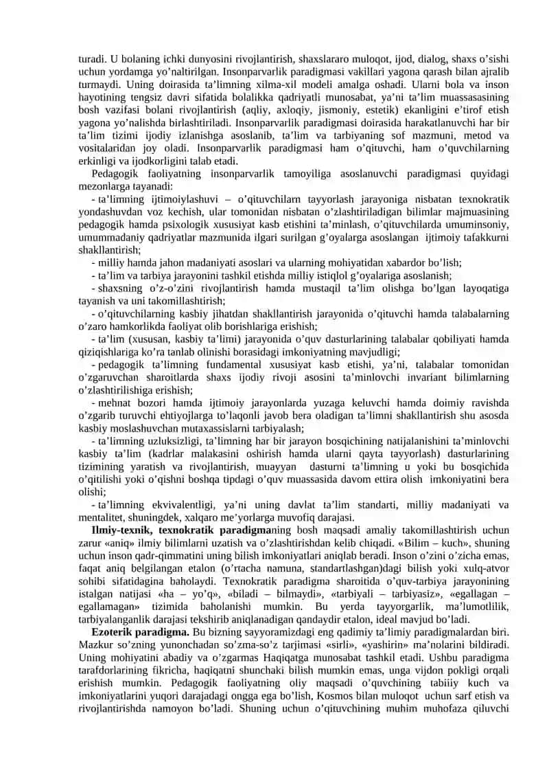 Didaktika – pedagogik ta’lim nazariyasi 4
