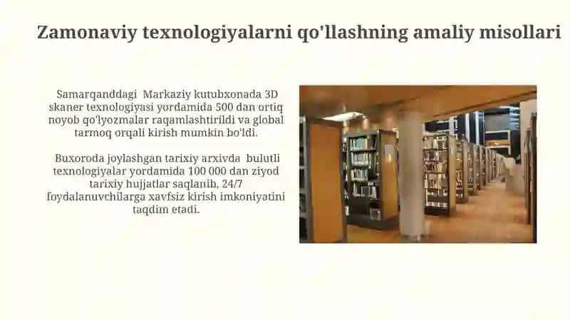 Zamonaviy kutubxona va resurs markazlari uchun dasturiy ta'minot 4