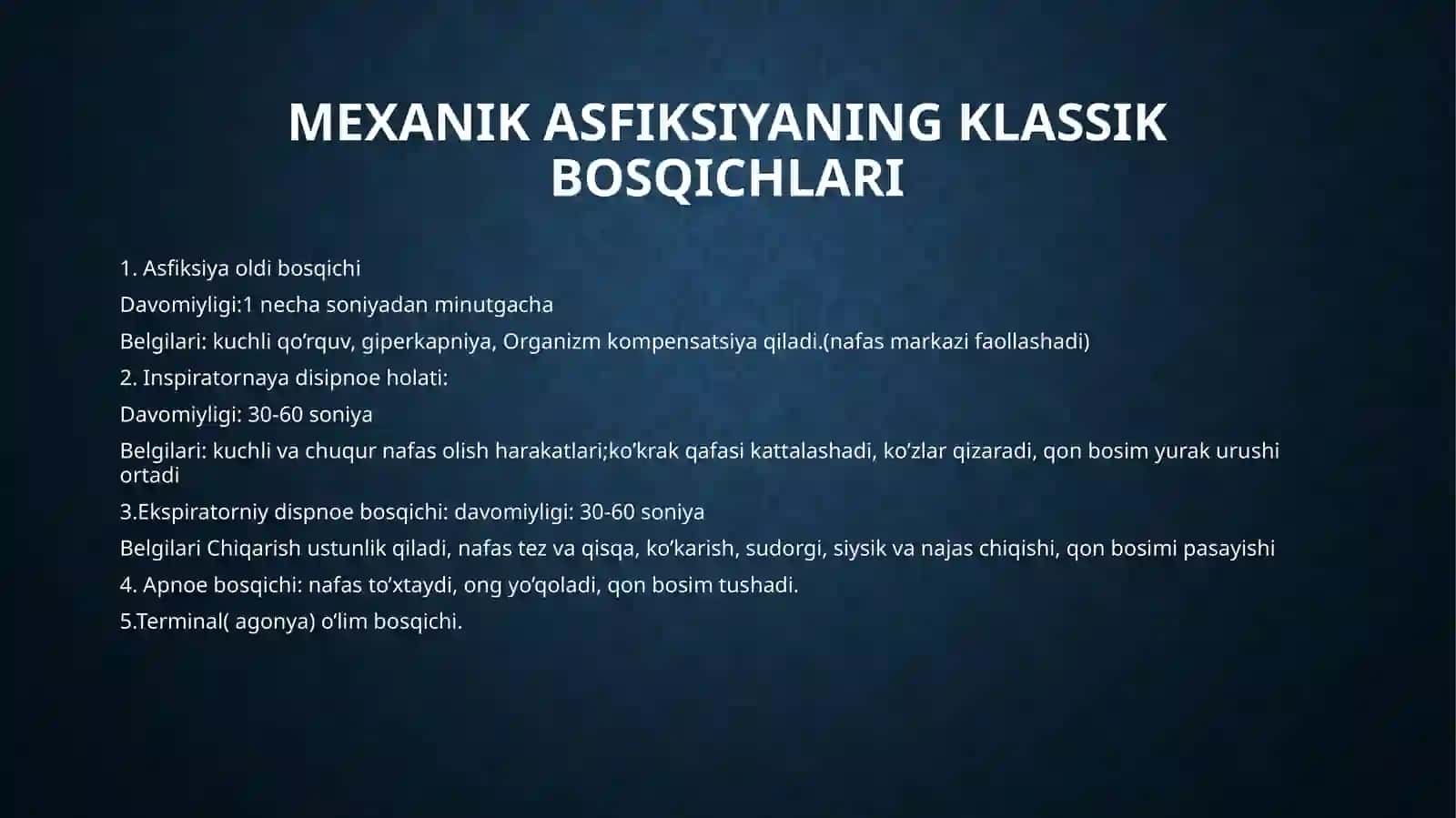 Asfiksiyaturlari,sabablarivabirinchiyordamko’rsatish 4