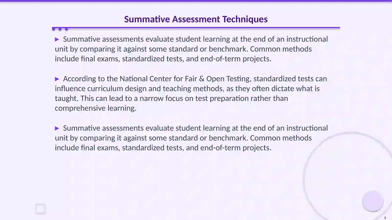 Test methods and approaches to test planning 4