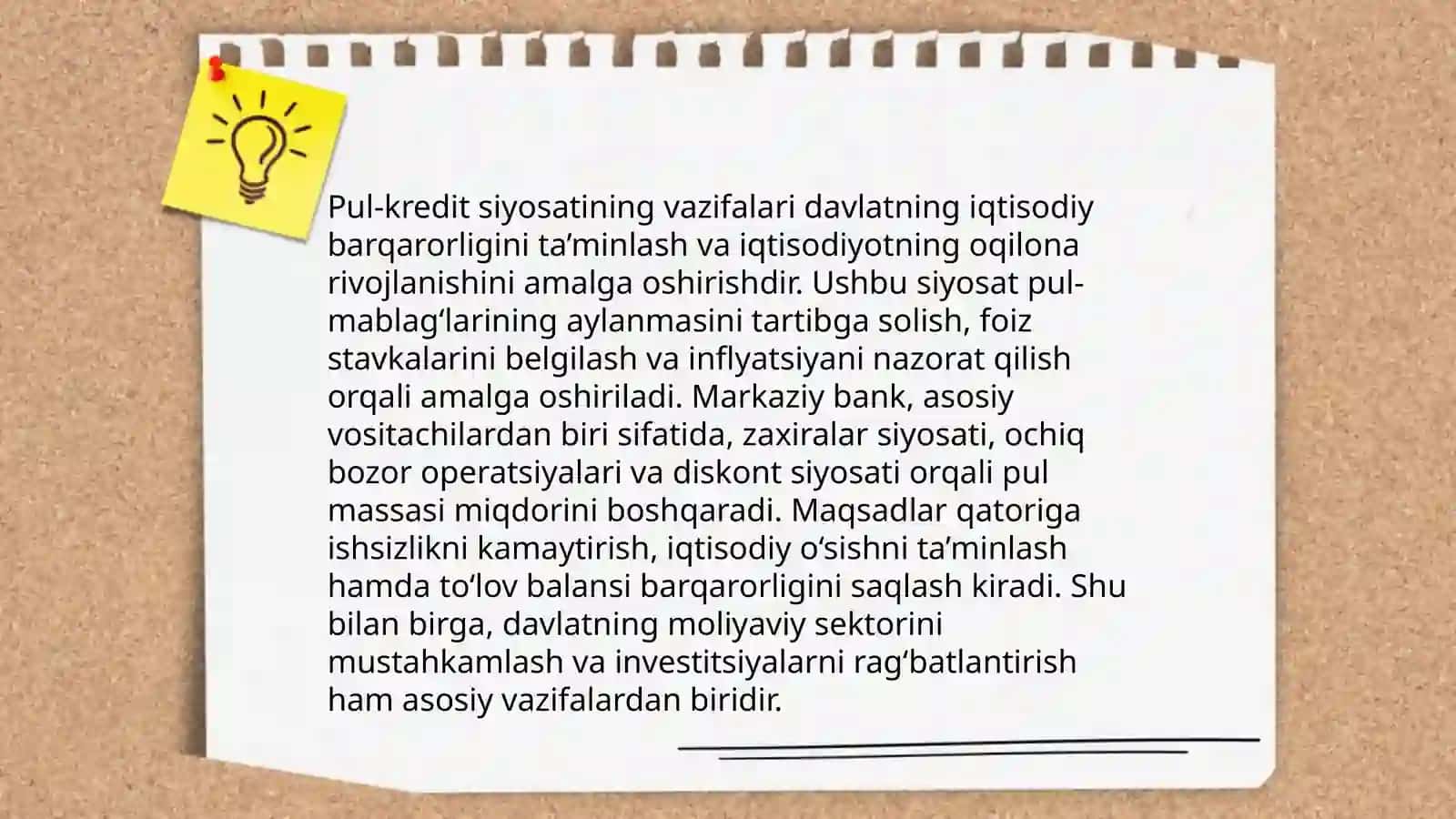 Fiskal va pul-kredit siyosatini muvofiqlashtirilish muomalari 4