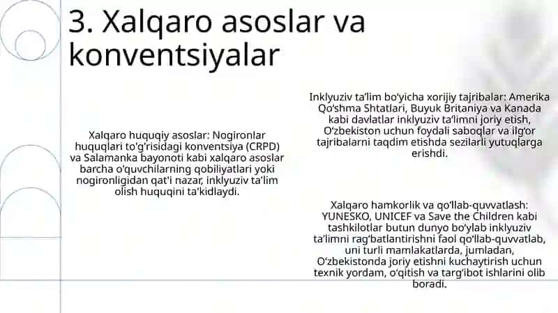 Inklyuziv Talimni Xorijiy Davlatlarda Nazariy Va Amaliy Jihatdan Qôllab Quvvatlash 4