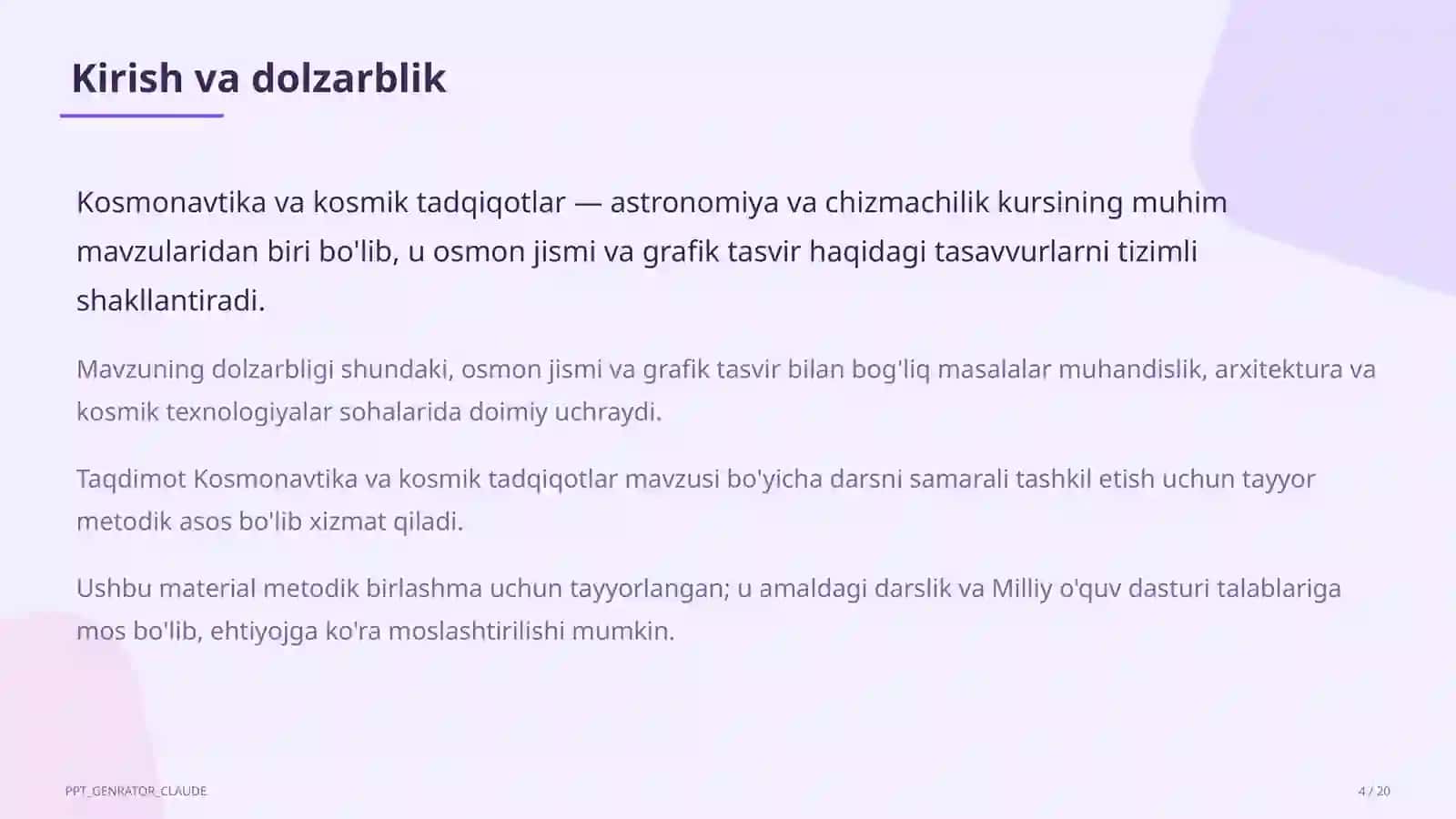 Astronomiya va chizmachilik (8-11 sinf) 4