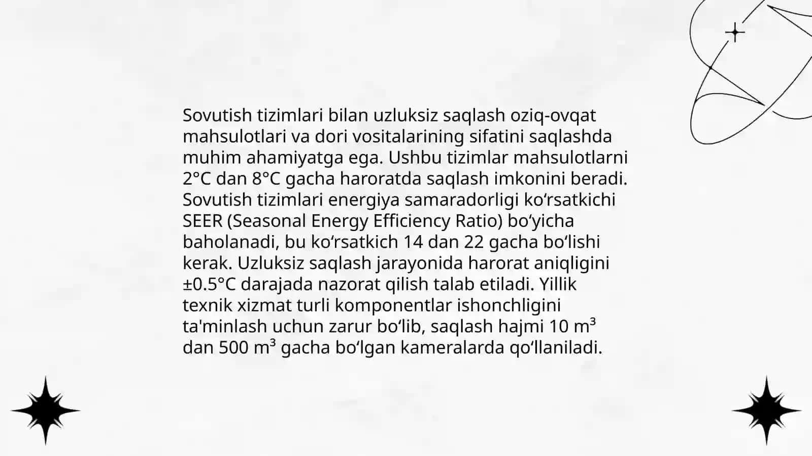 Mevalarni doimiy omborlarda saqlash 4