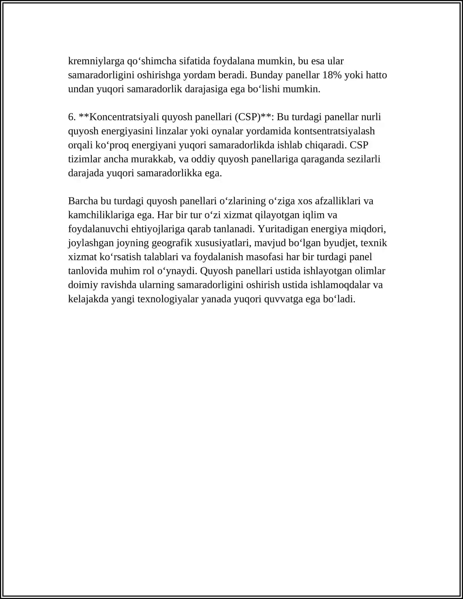 QUYOSH ELEKTR STANSIYALARINING TUZILISH 4