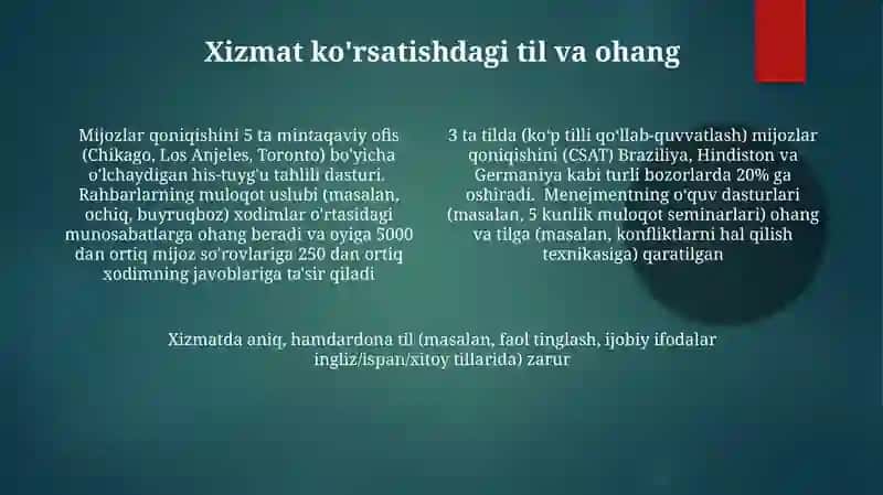 Ish yuritish tili va uslubi.Xizmat yozishmalari bilan ishlash texnologiyalari 4