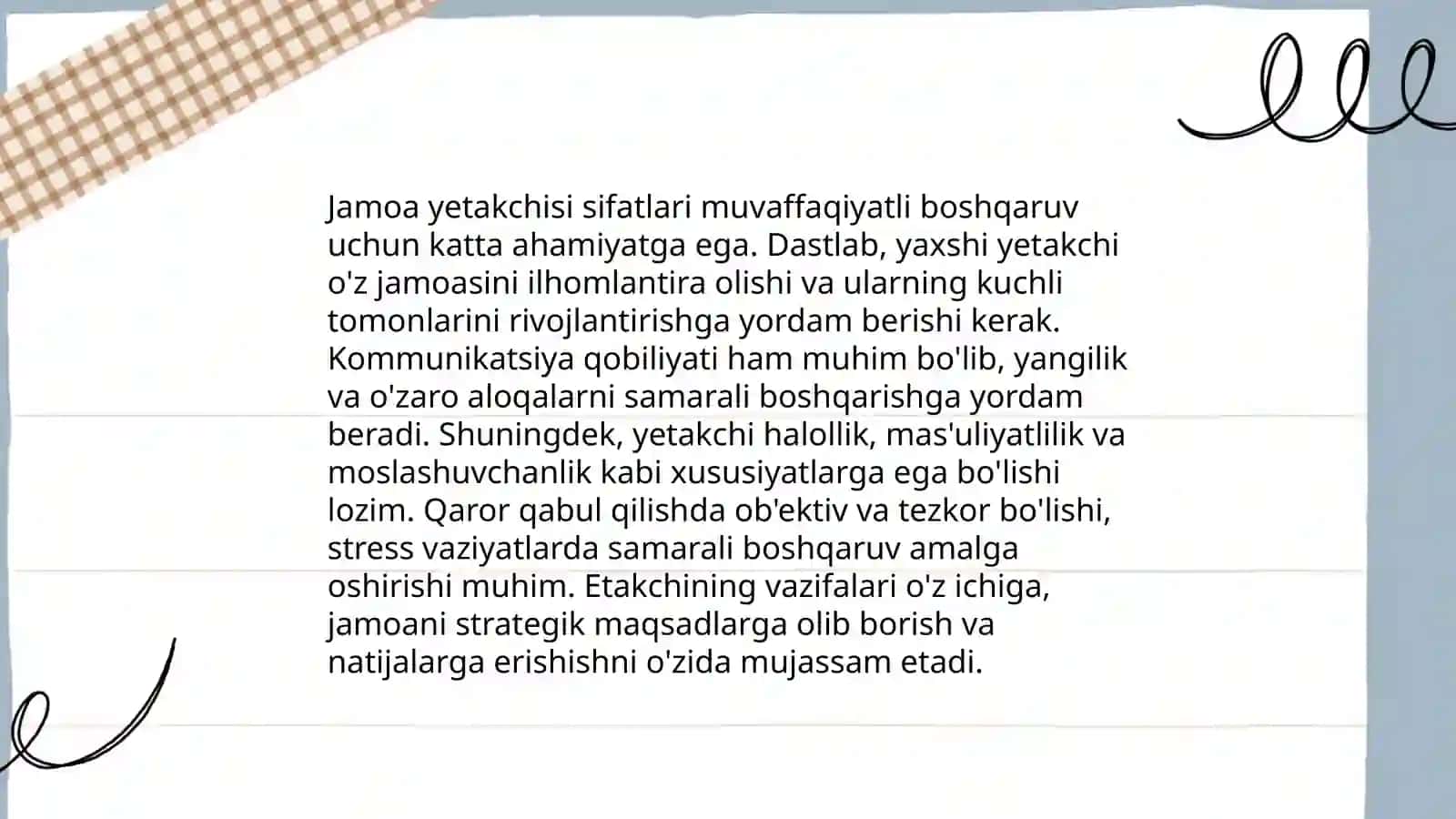 Jamoada ishlash 4