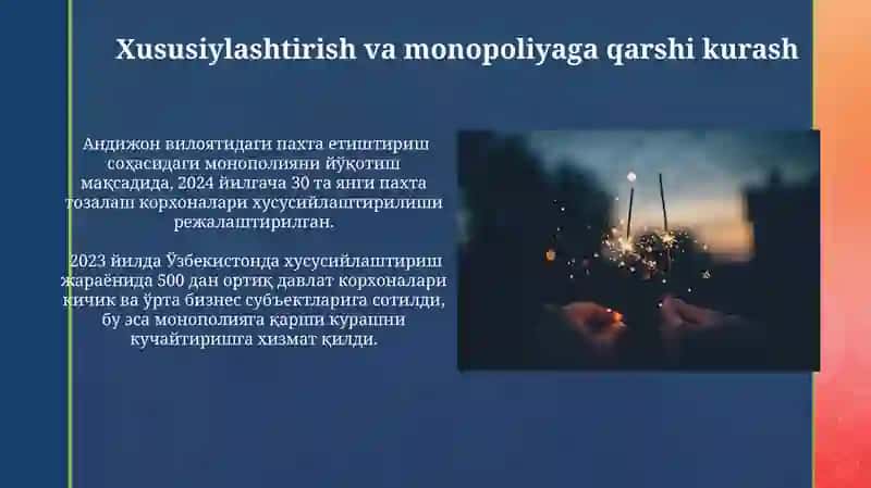 Qishloq xo'jaligi islohotlari 4