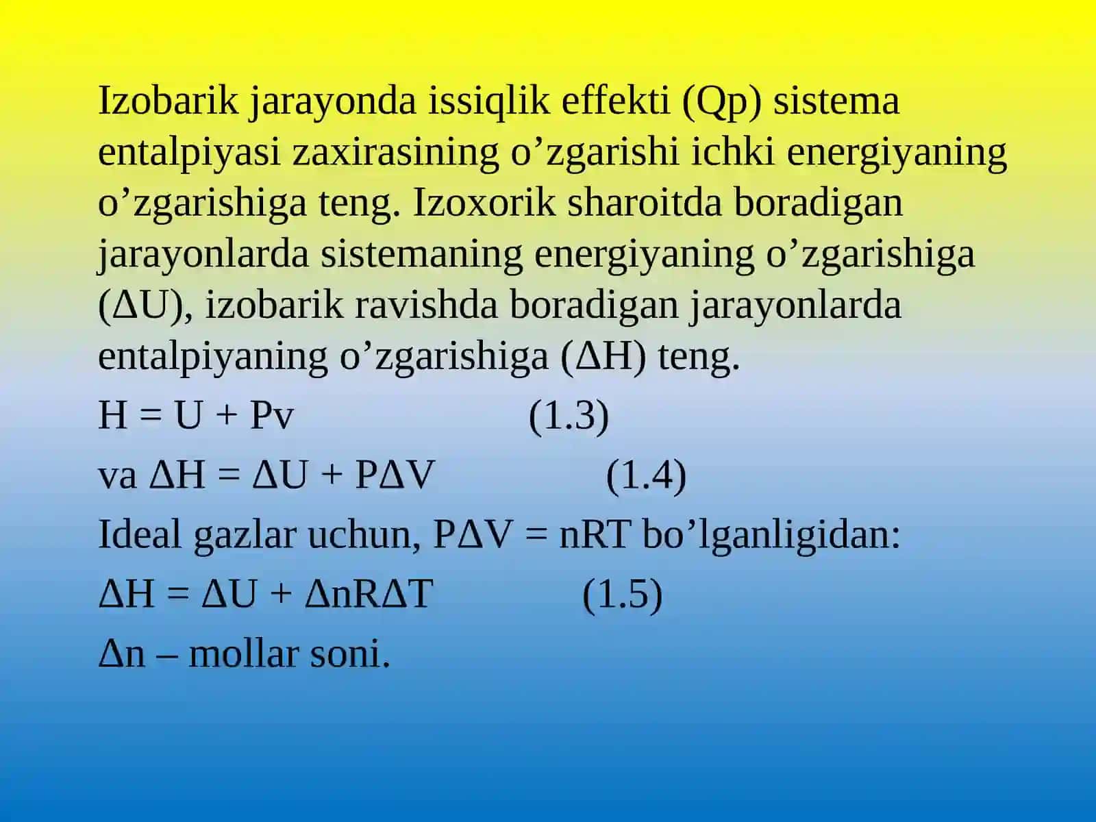 FIZIKAVIY KIMYO FANIDAN TAYYORLAGAN KURS ISHI UCHUN TAQDIMOTI 4