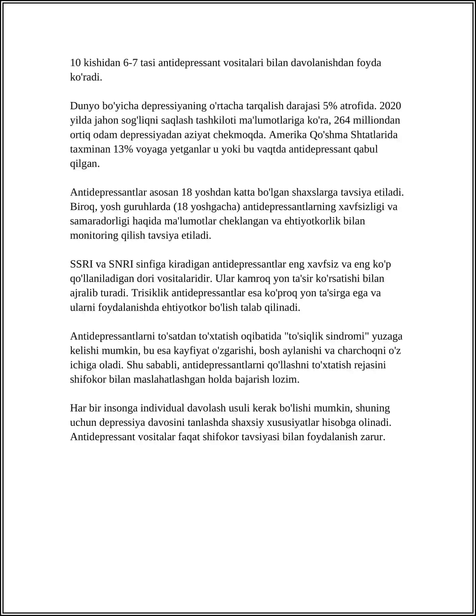 Antidepressantlar 4